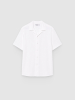 %Pto% Camisa de linho resort crua vista frontal