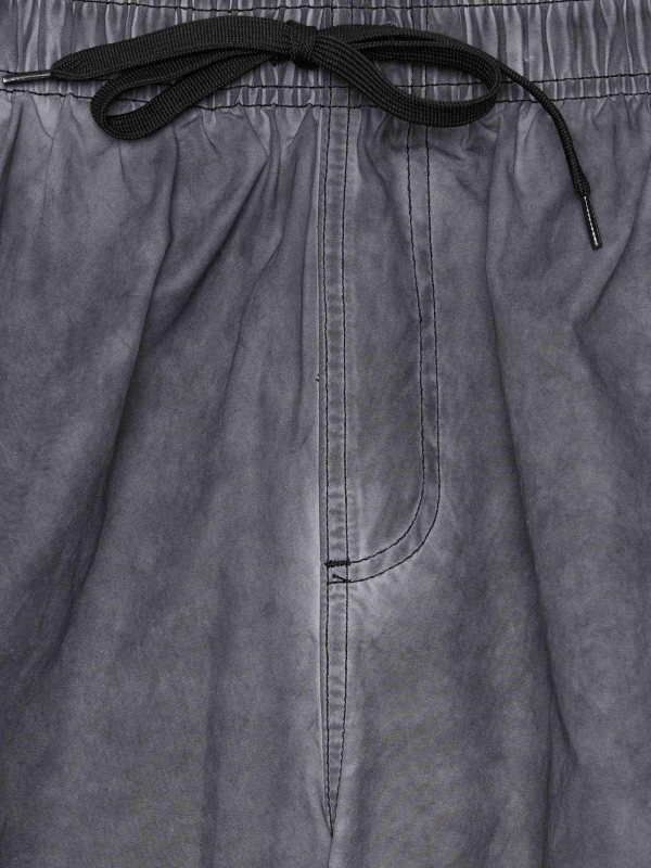 Basic dyed swimsuit black detail view