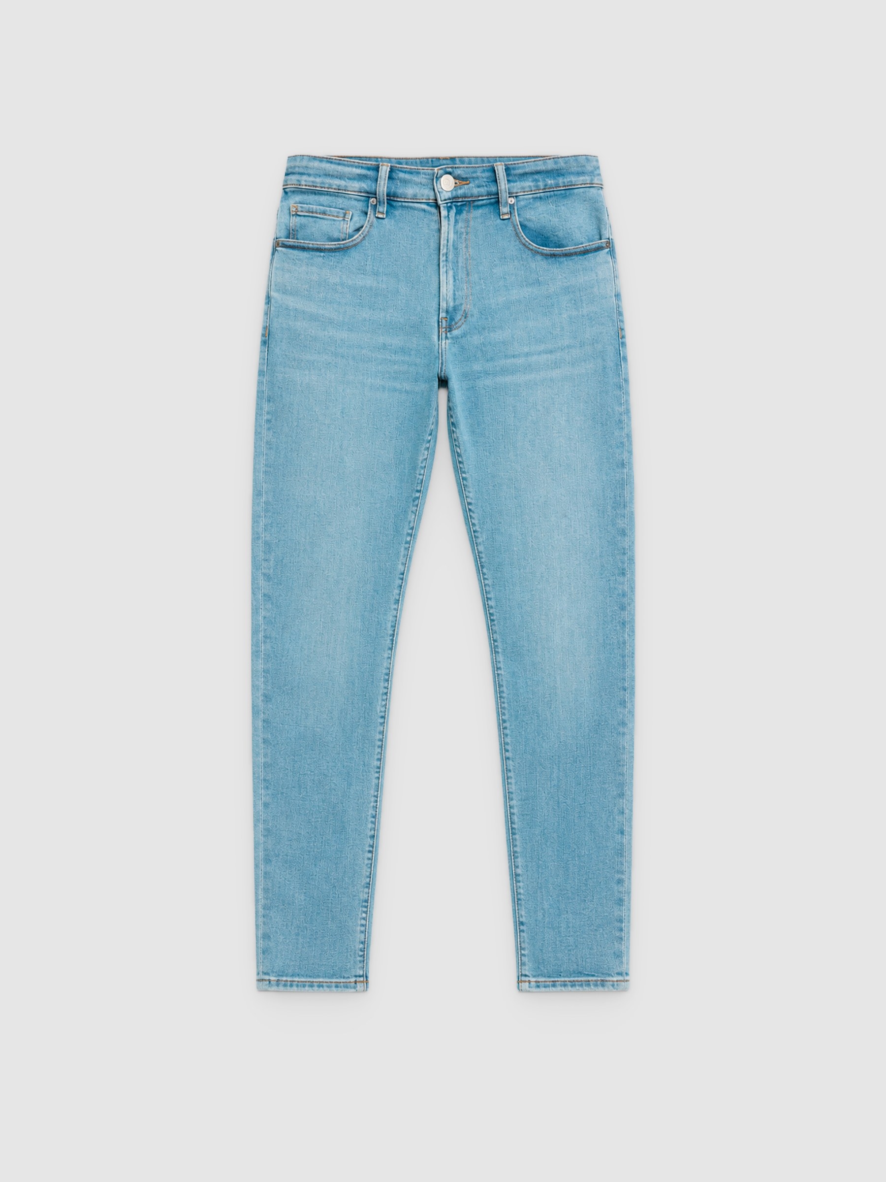 Light blue Slim Jeans blue front view