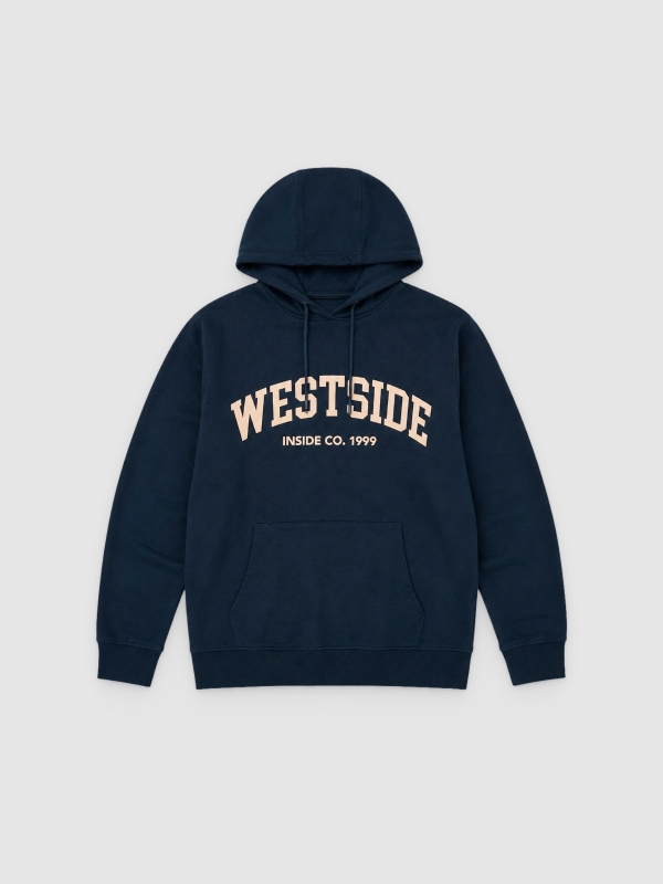  Westside Sweatshirt indigo blue front view