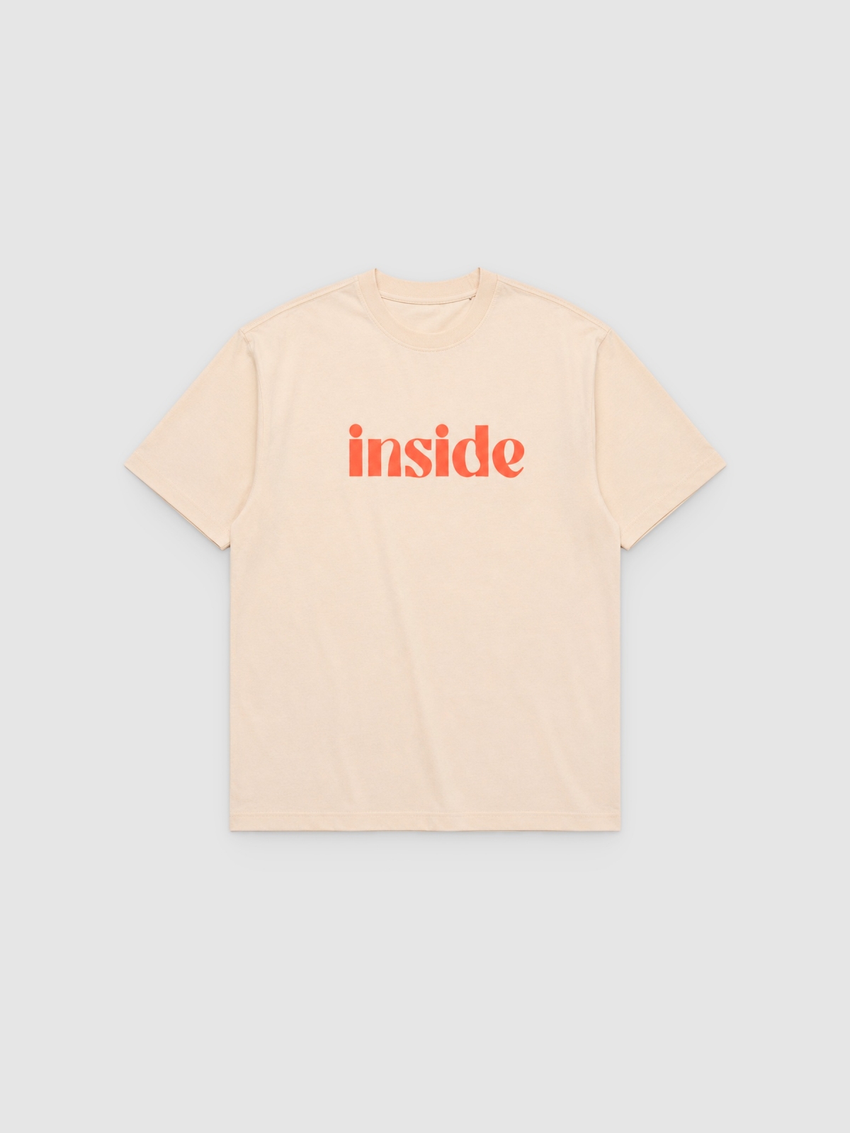 %Pto% Short sleeve t-shirt Inside raw front view