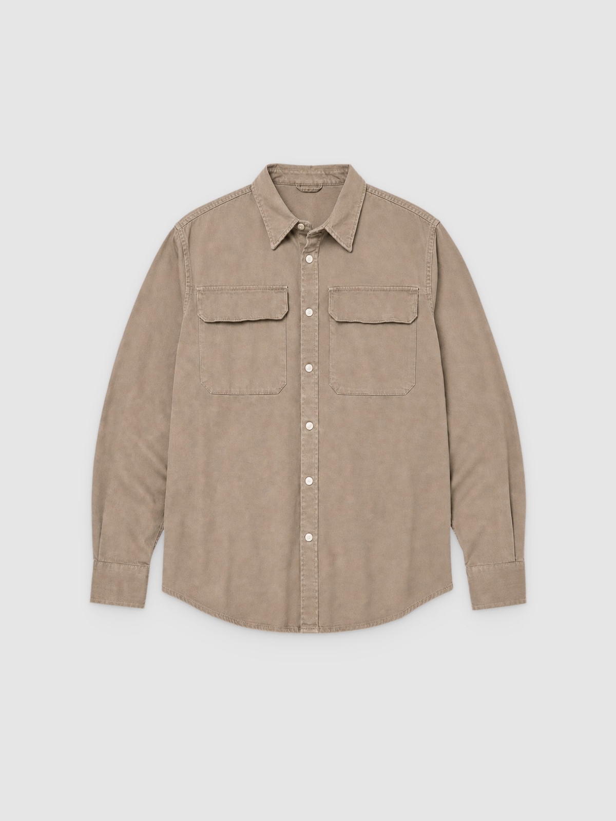 %Pto% Camisa normal verde claro vista frontal