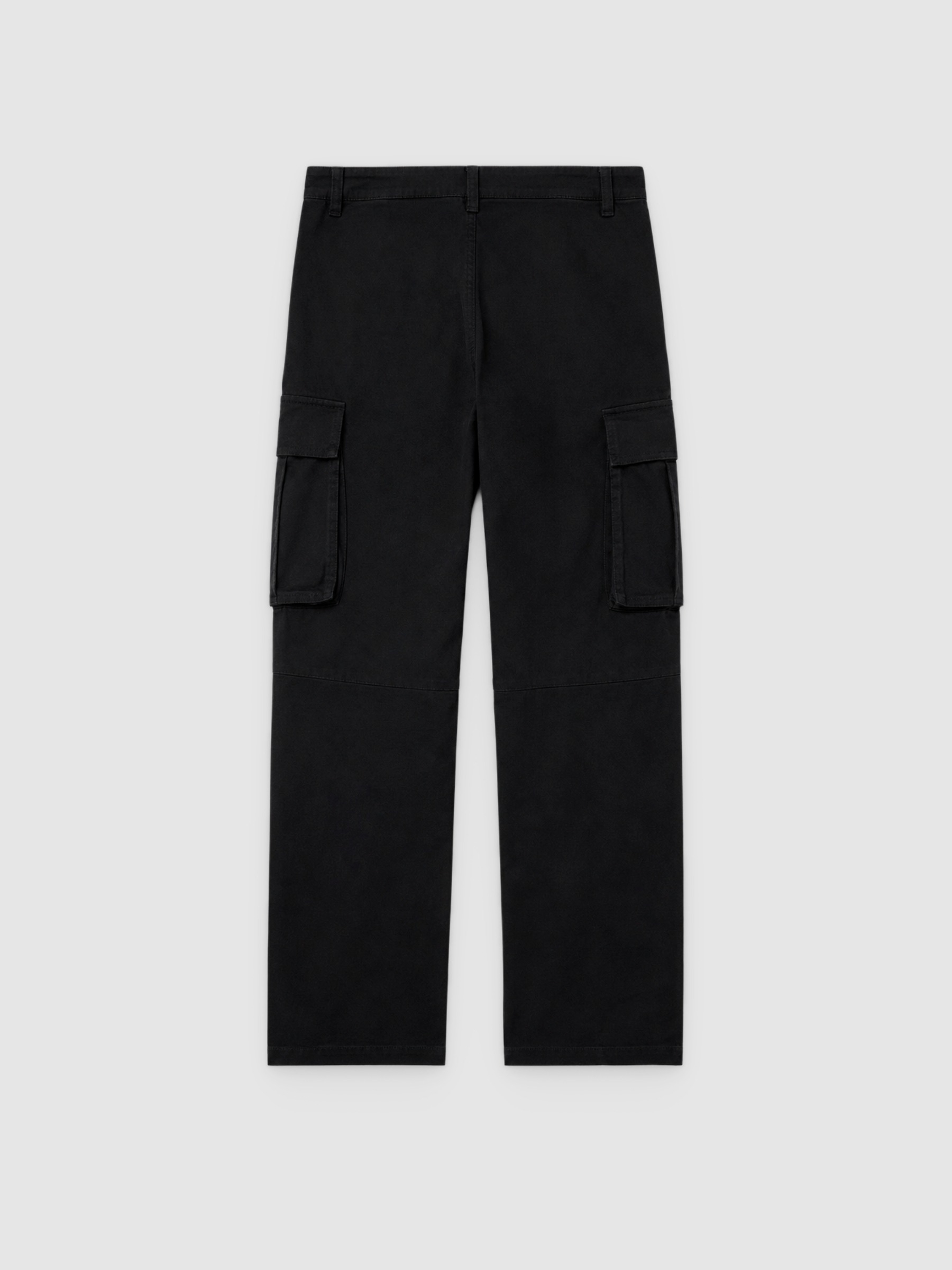 Pantalón cargo chino regular negro vista general frontal