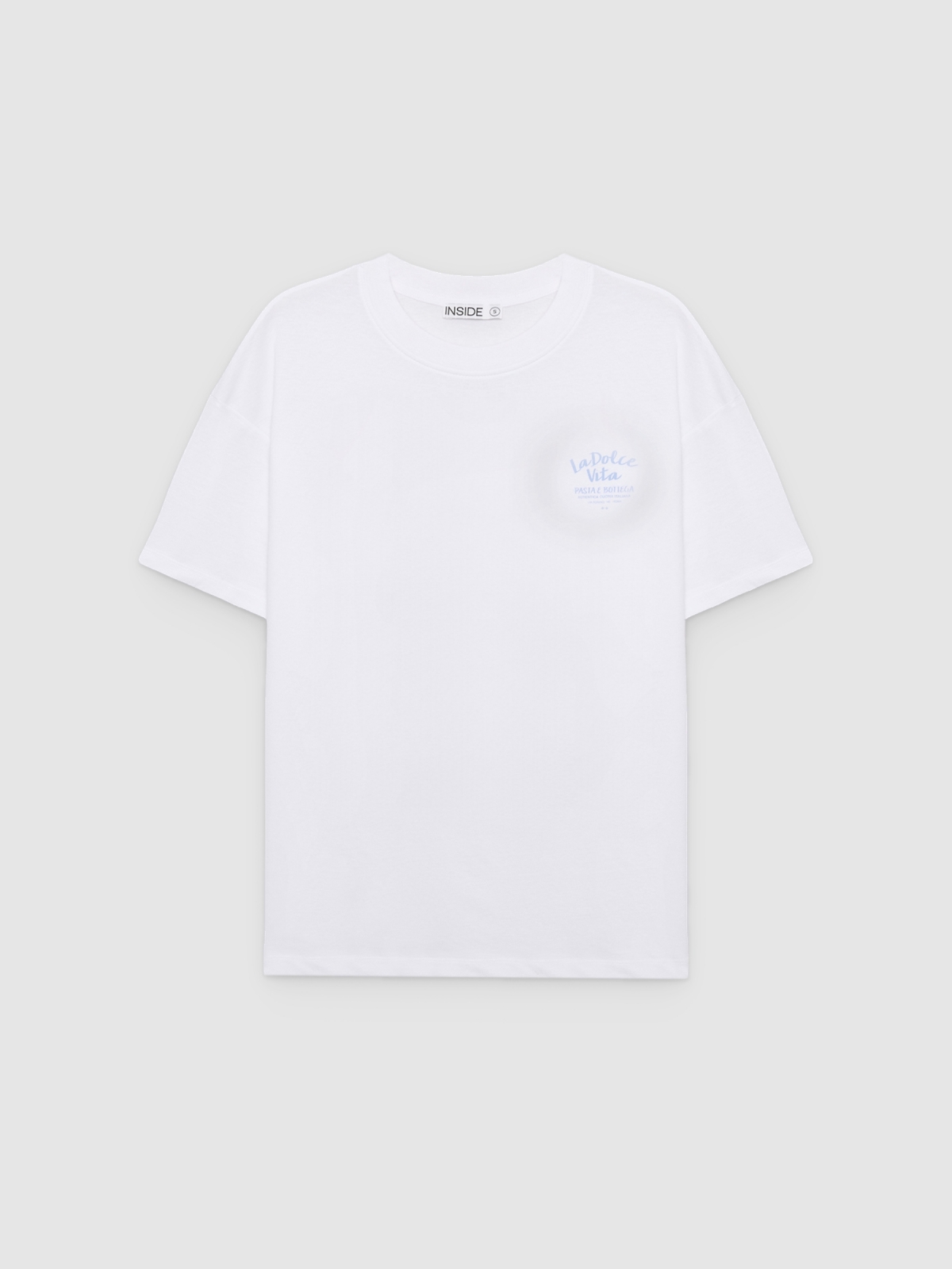 %Pto% Camiseta Dolce Vita branco vista frontal