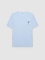 %Pto% Azure T-shirt sky blue front view