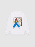 %Pto% Sweatshirt Dragon Ball branco vista frontal