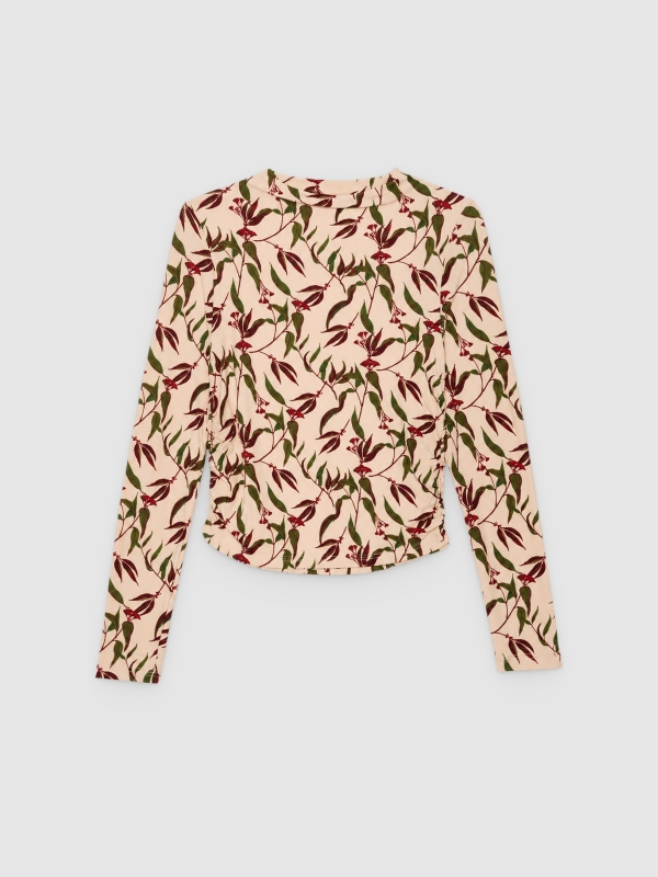  Printed t-shirt off white front view