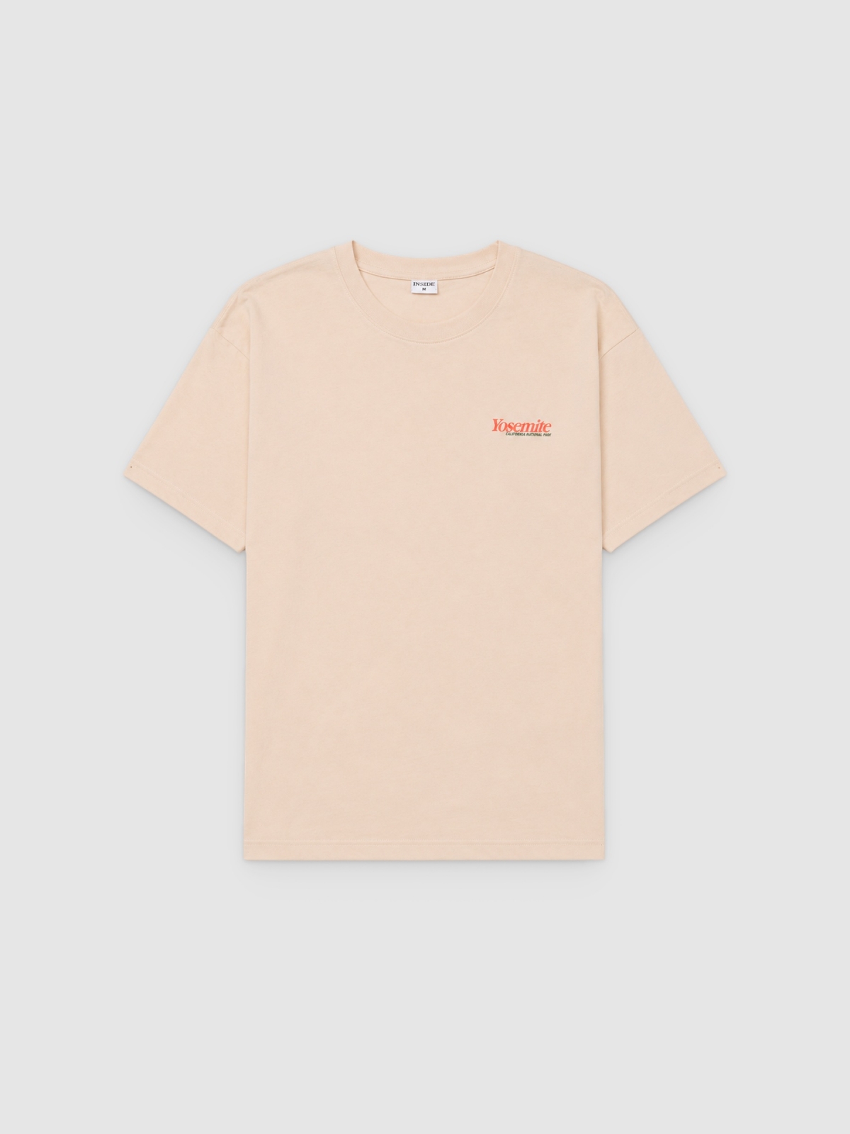 %Pto% Camiseta estampada Yosemite crua vista frontal