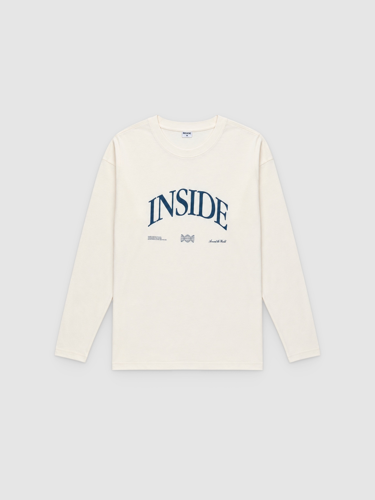 %Pto% Long sleeve shirt Inside raw front view