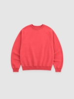 %Pto% Sudadera cuello redondo rojo mineral vista frontal