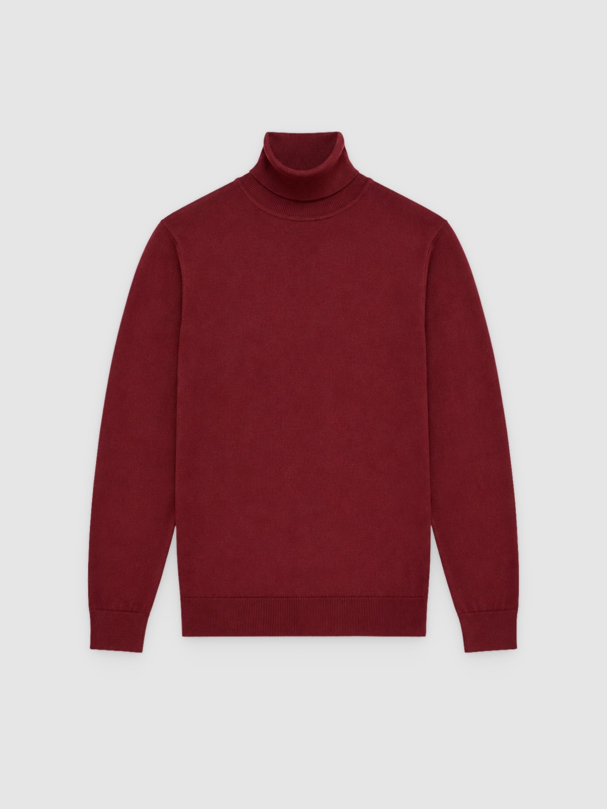 %Pto% Basic swan sweater red front view