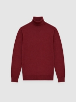 %Pto% Basic swan sweater red front view