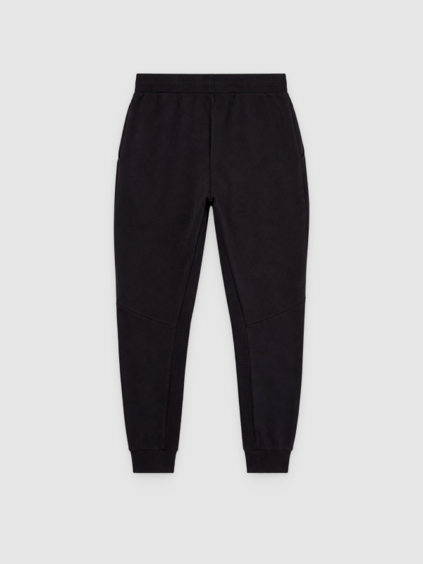 Sport jogger pants black back view