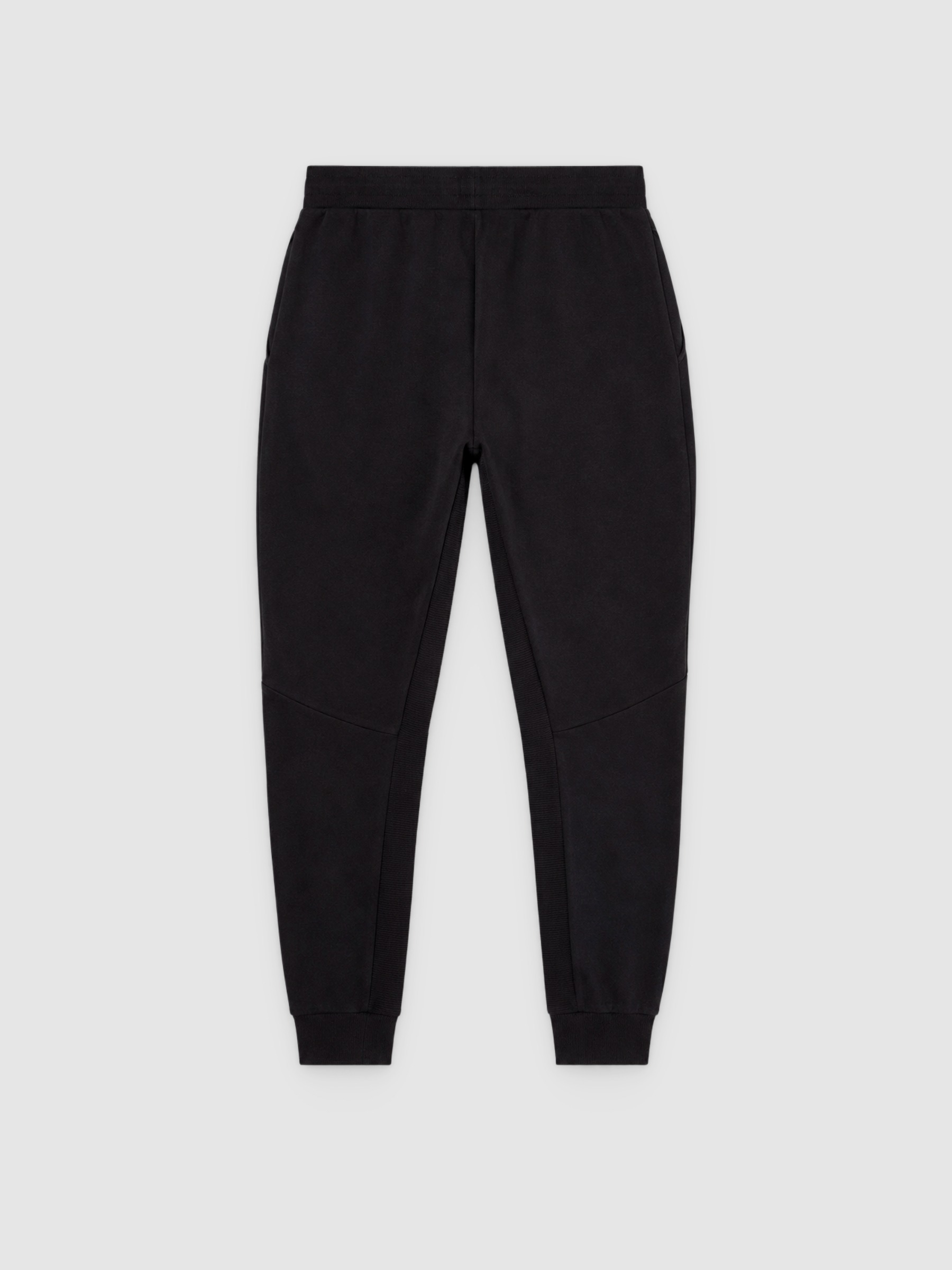 Sport jogger pants black front view