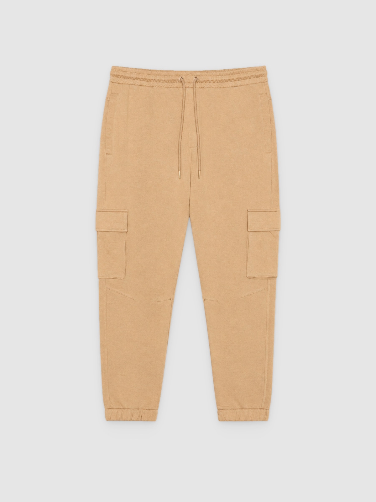 %Pto% Sport jogger pants beige front view