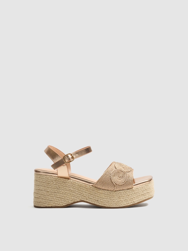 Golden wedges golden/silver