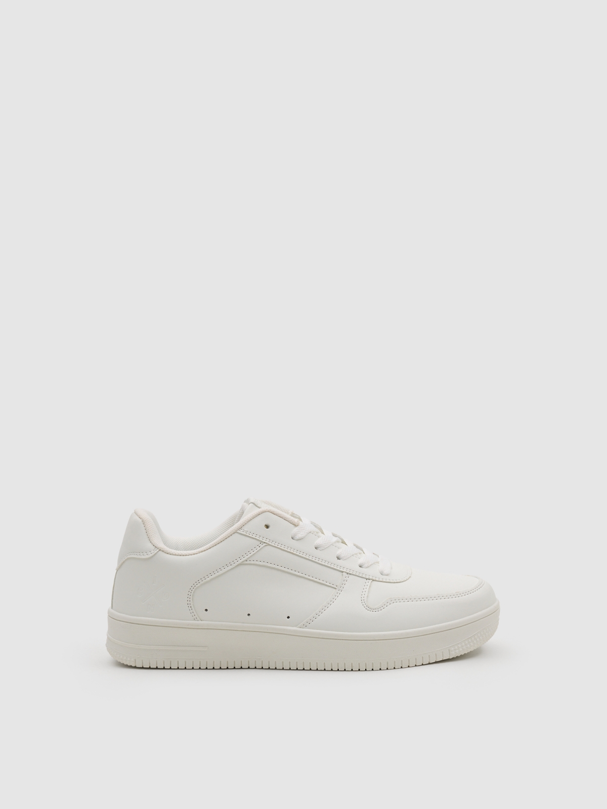 Sapato casual combinado básico branco