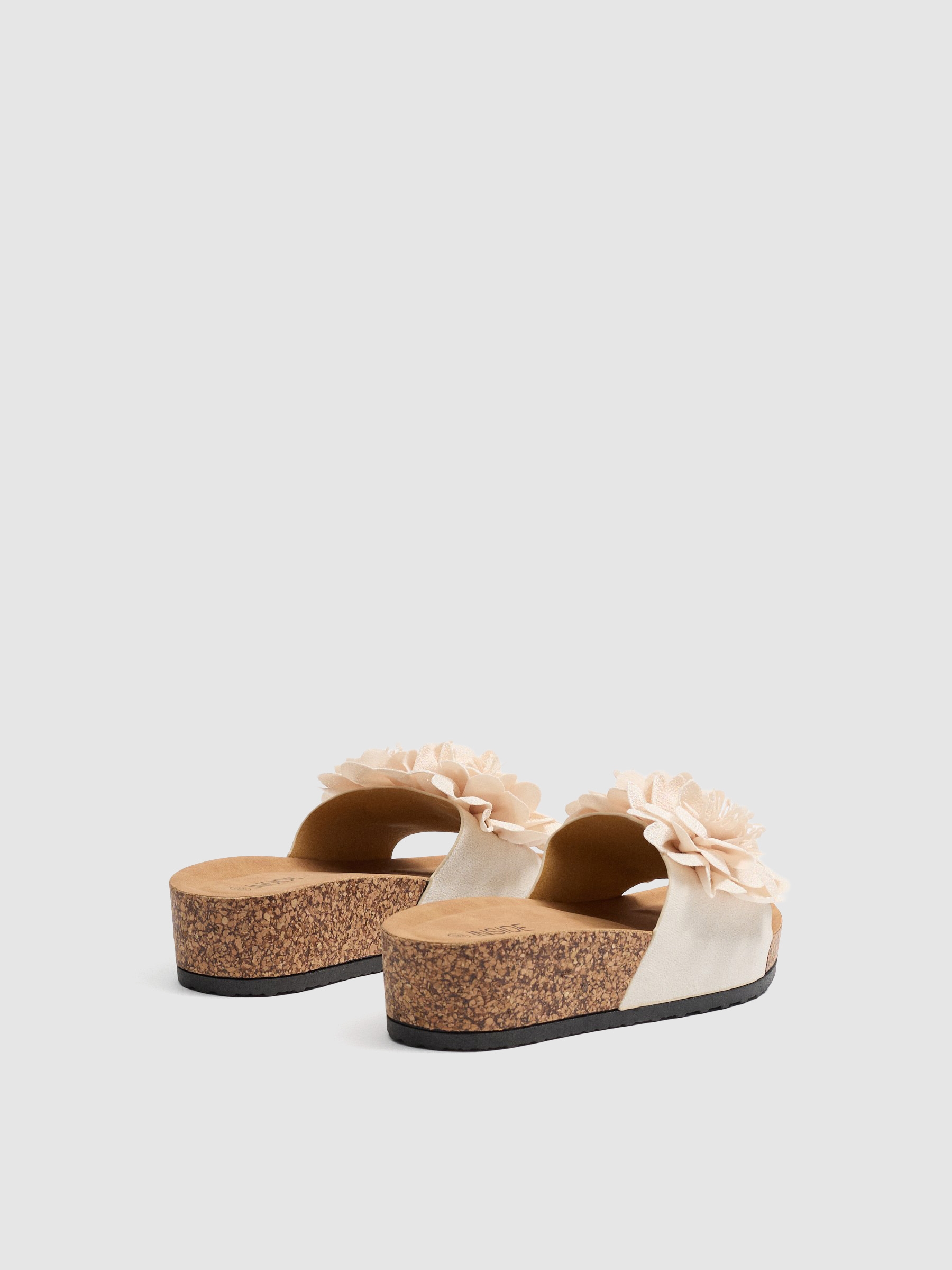 Cunhas flor branca off white
