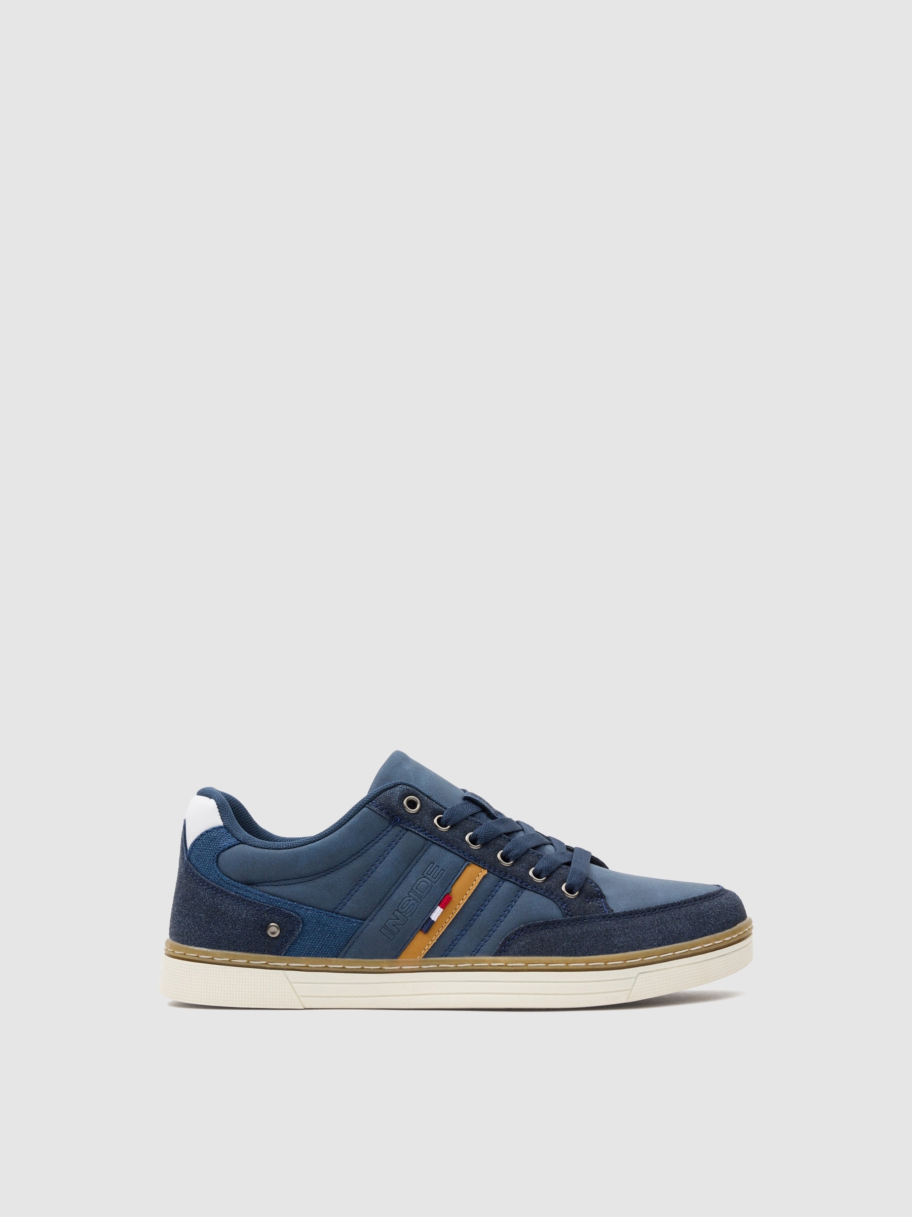Zapatillas de polipiel azul