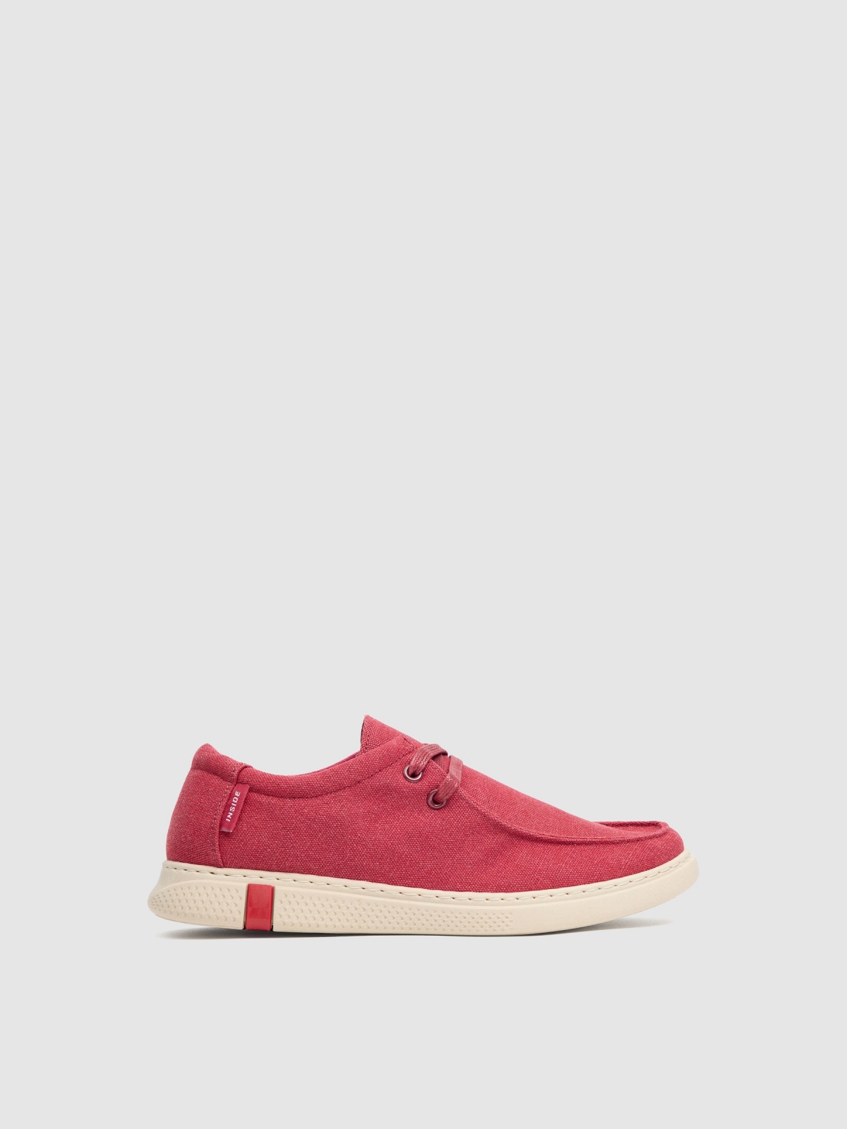 Sapato wallabee vermelho