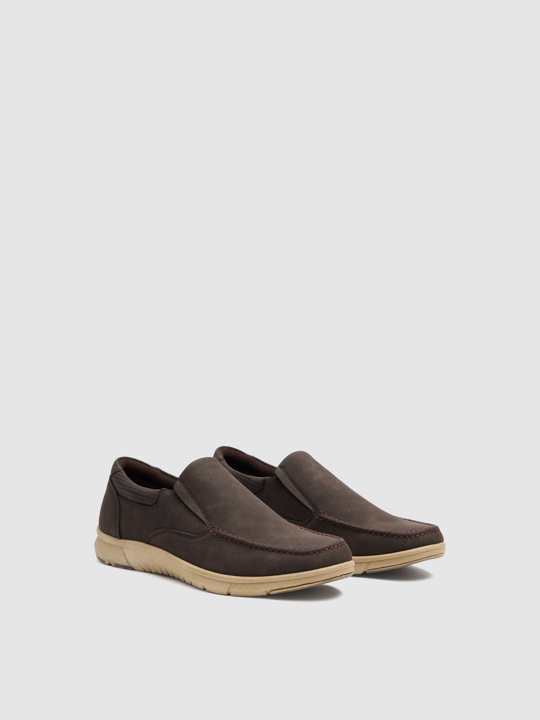 Zapato de vestir marrón marrón vista perfil