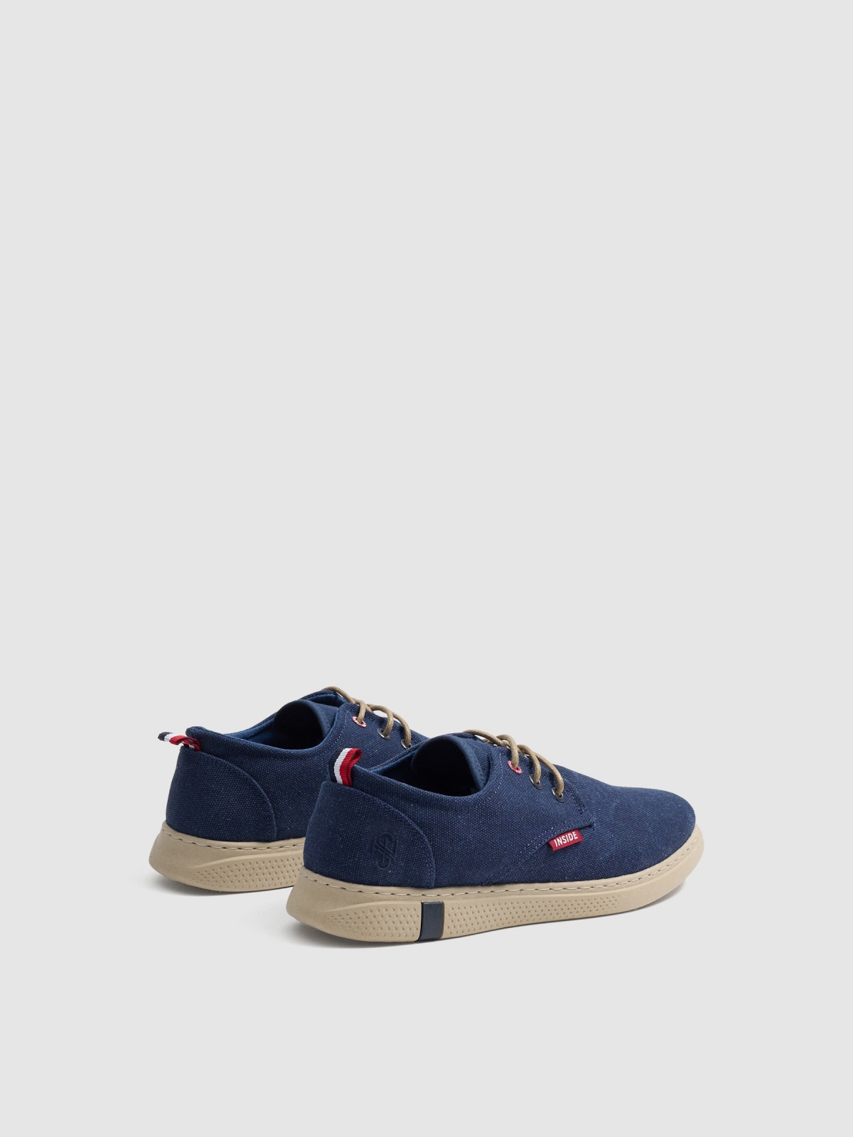 Sapatos lona azul azul escuro