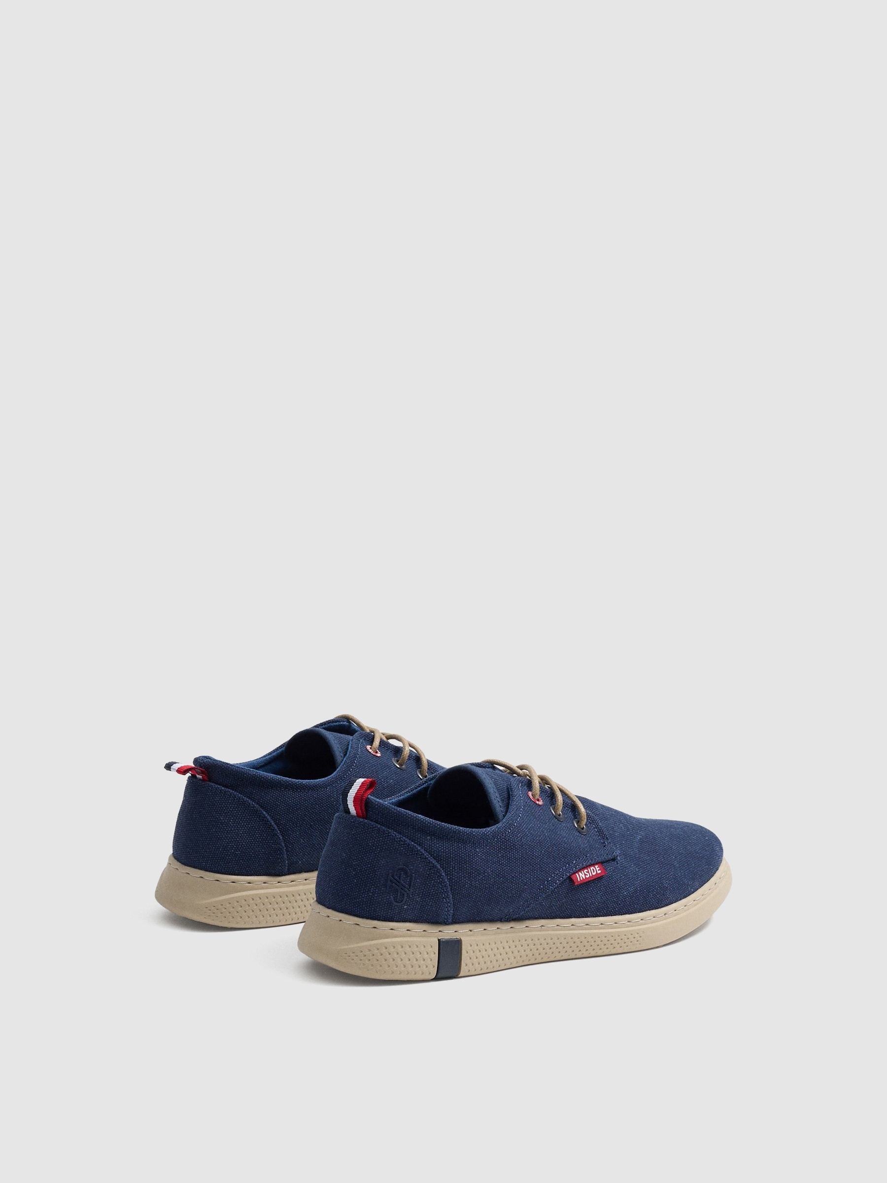 Zapatos lona azul azul oscuro
