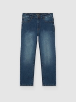 %Pto% Jeans regular básicas azul escuro vista frontal