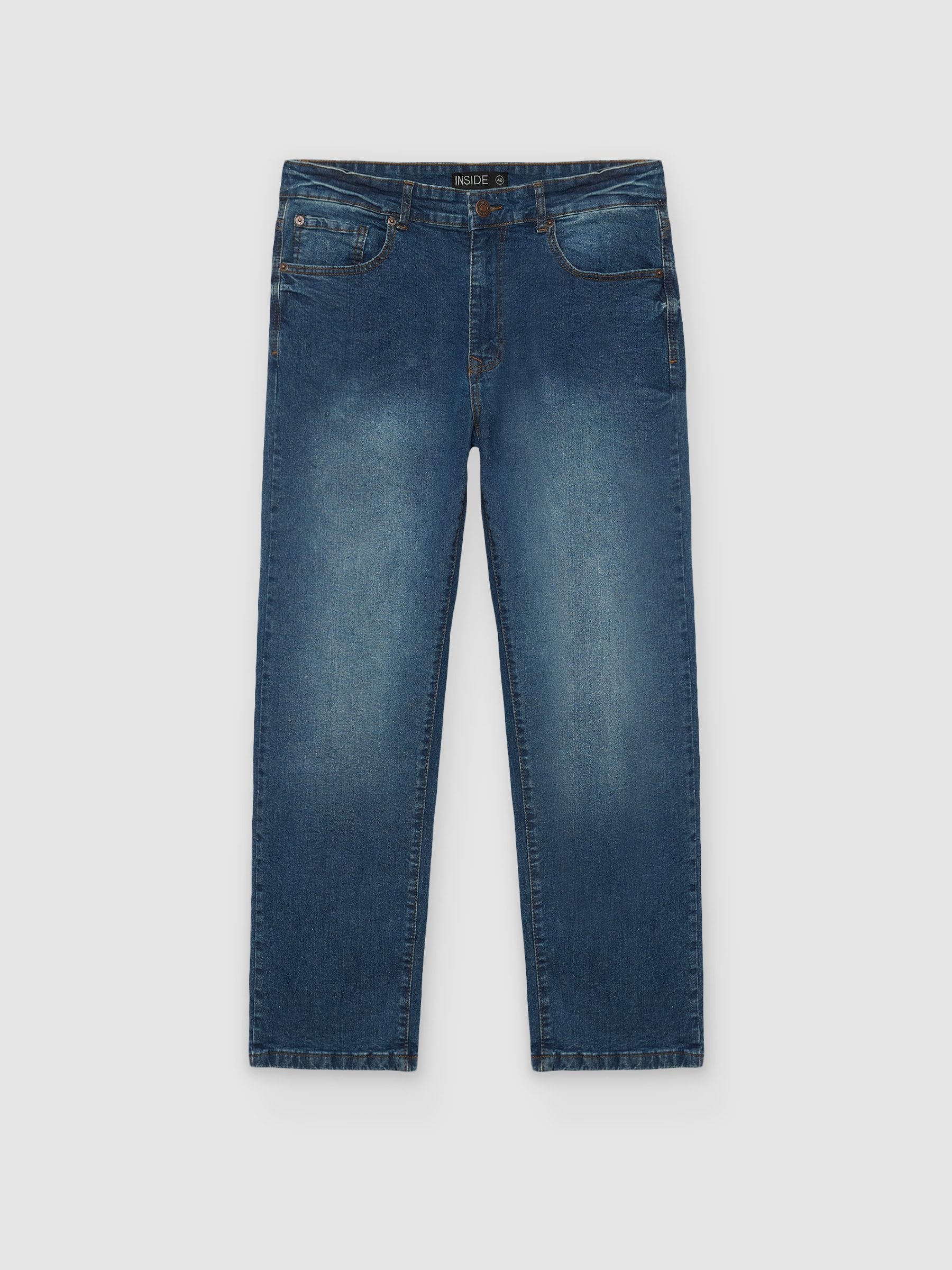 Jeans regular básicos azul oscuro vista general frontal