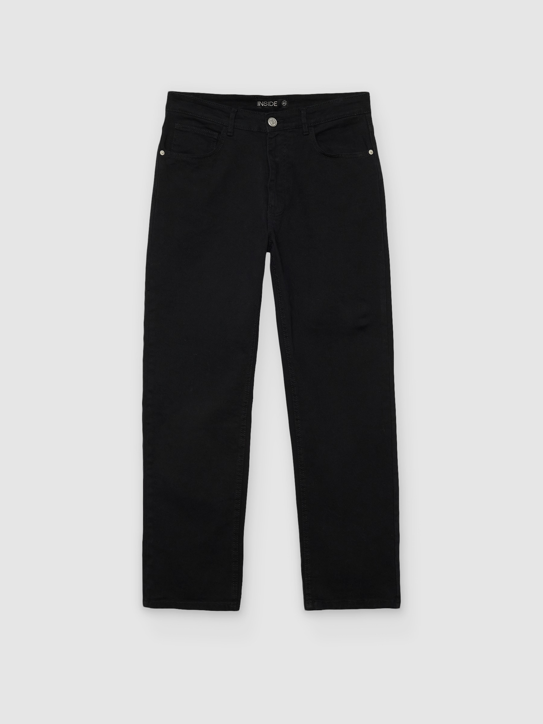 Jeans básicos de colores negro vista general frontal
