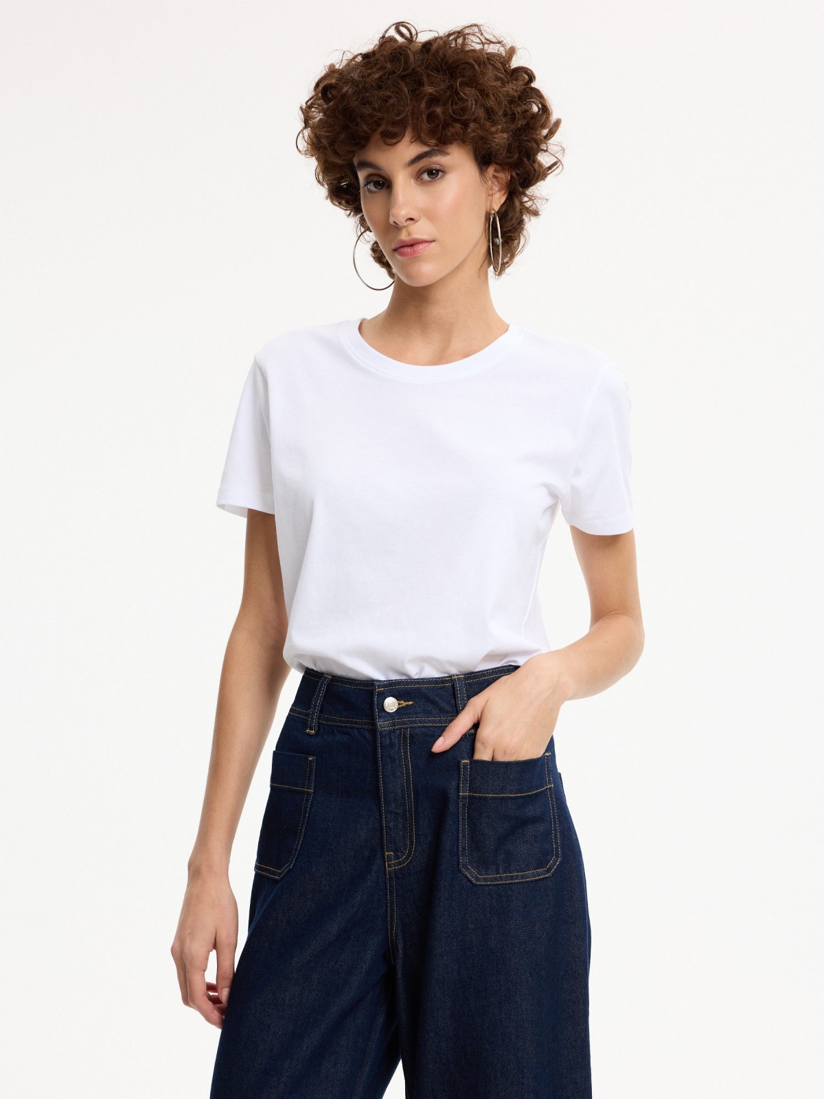 Basic cotton regular t-shirt