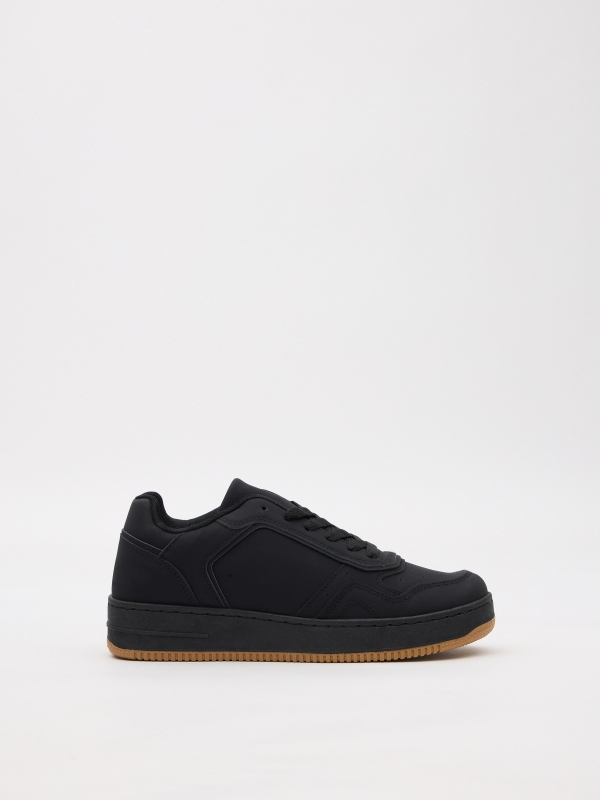 Deportiva skater suela goma negro