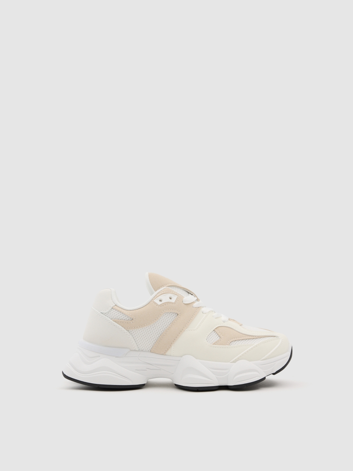 Deportiva casual running baja blanco