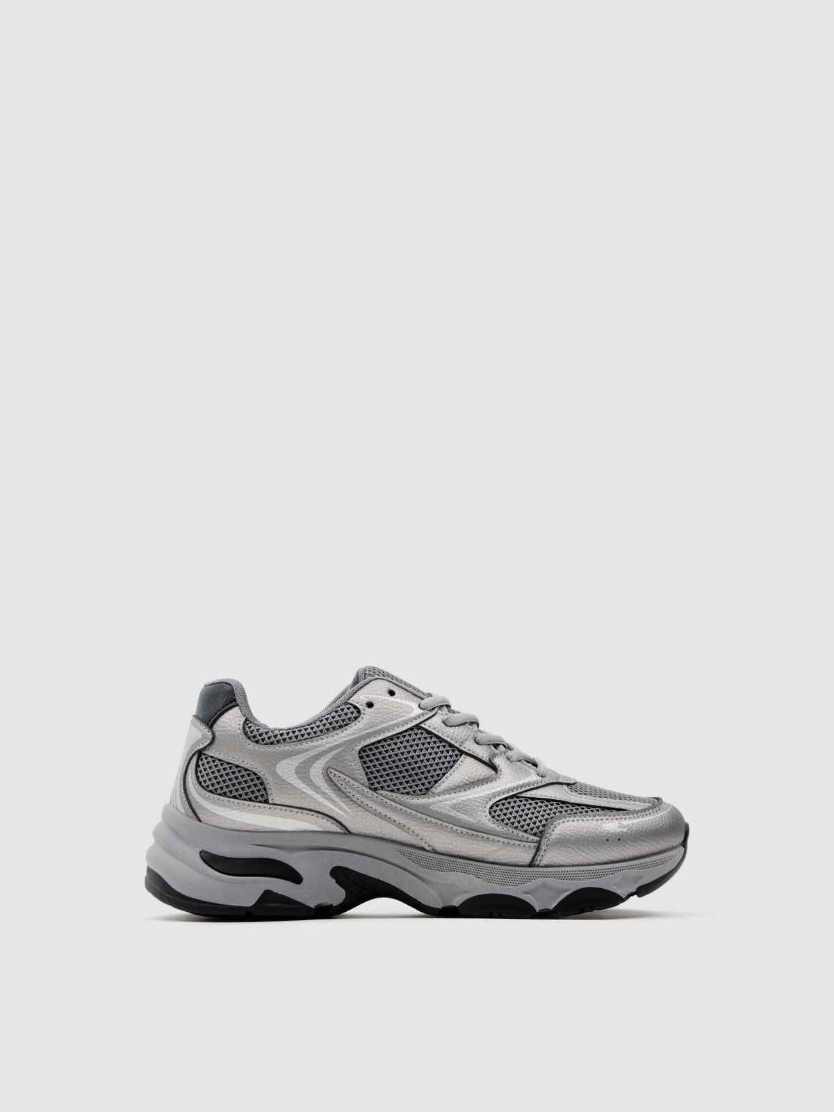 Deportiva running nylon gris gris