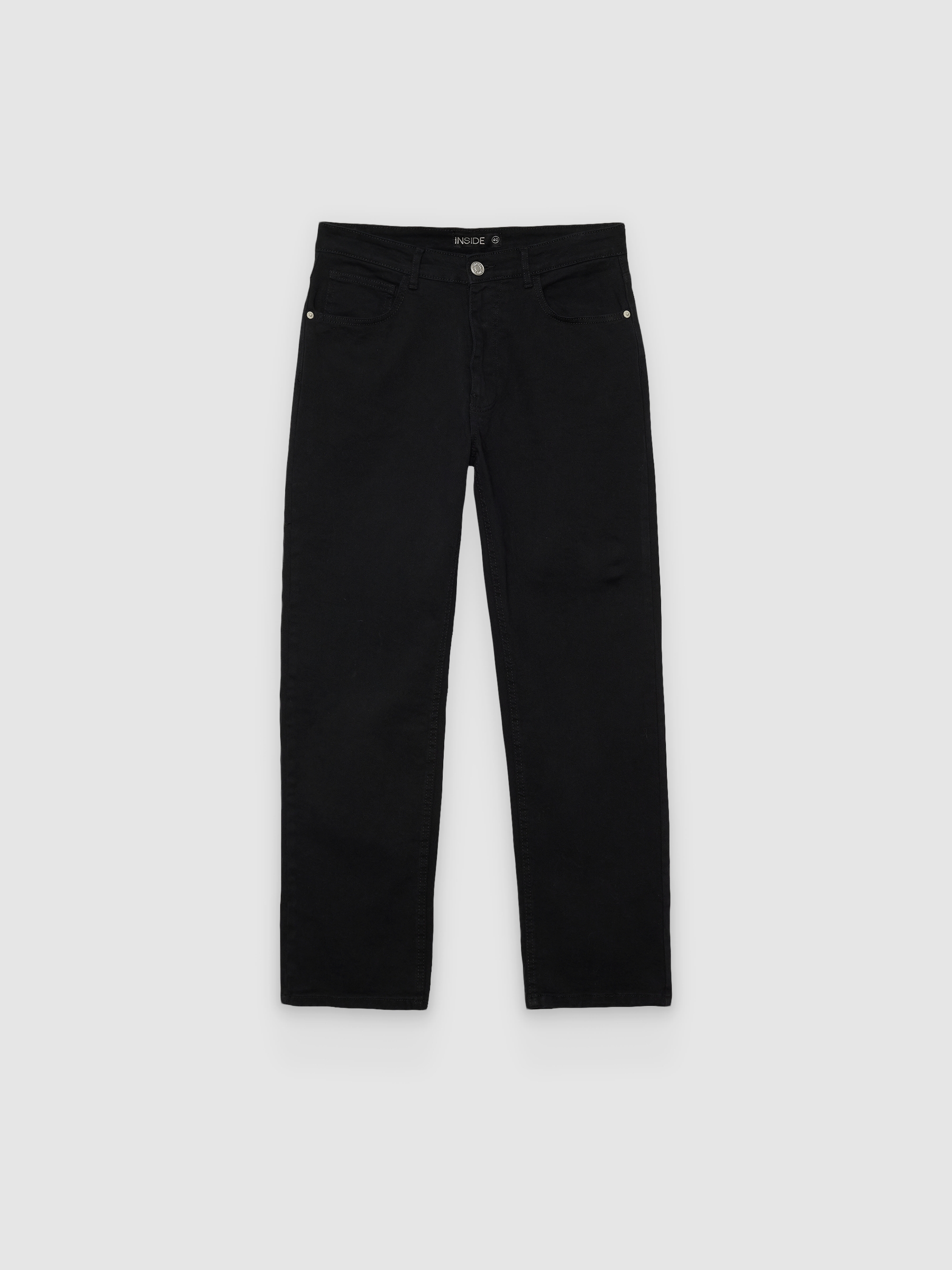 Jeans básicos de colores negro vista general frontal