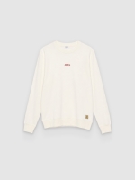 %Pto% Moletom coordenadas oversized crua vista frontal