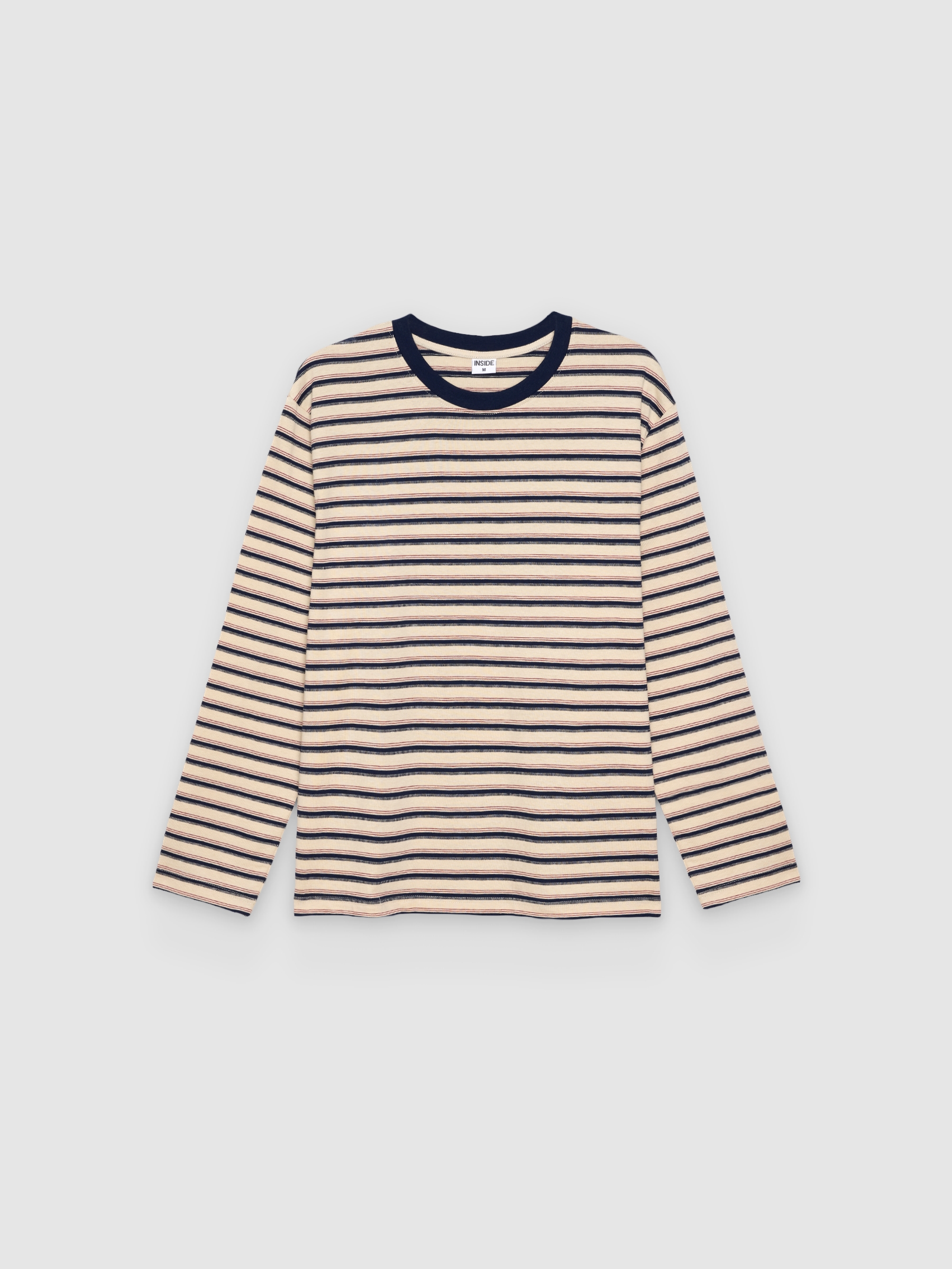 Striped jacquard T-shirt