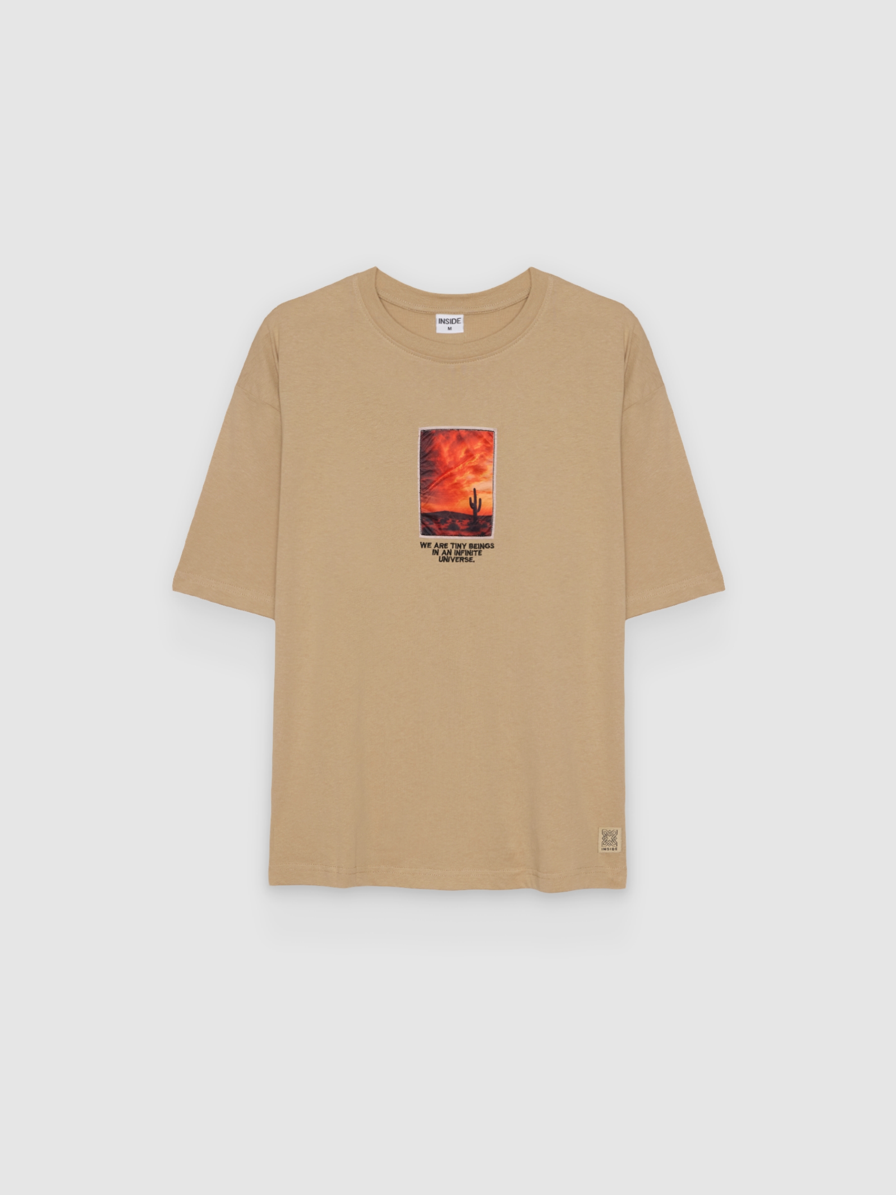 T-shirt desert text
