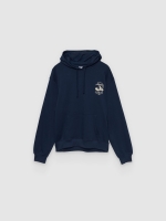 %Pto% Campus hoodie navy front view