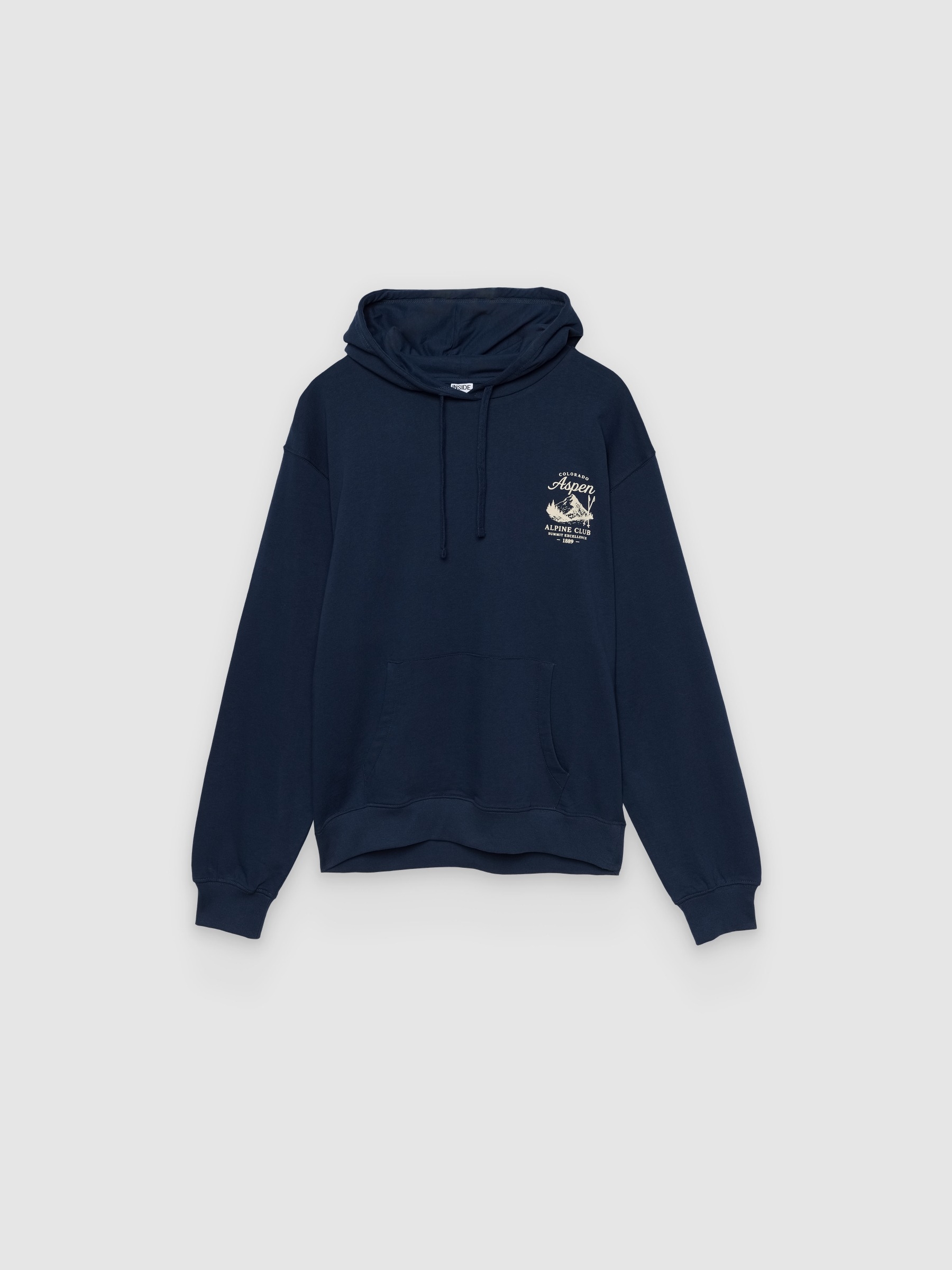  Campus hoodie navy front view