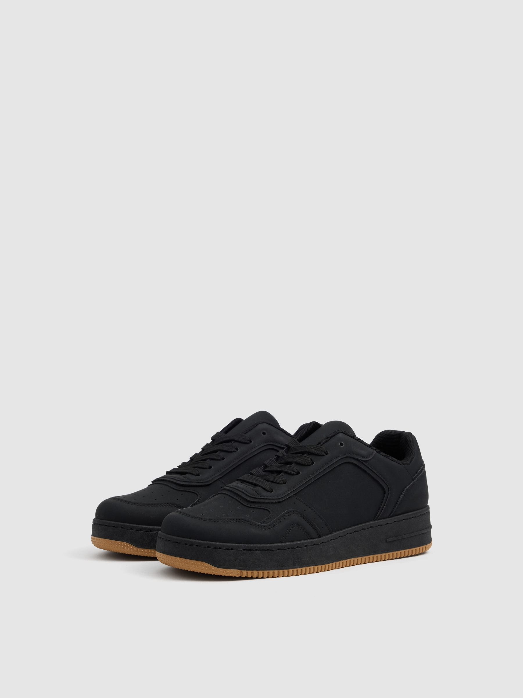 Deportiva skater suela goma negro