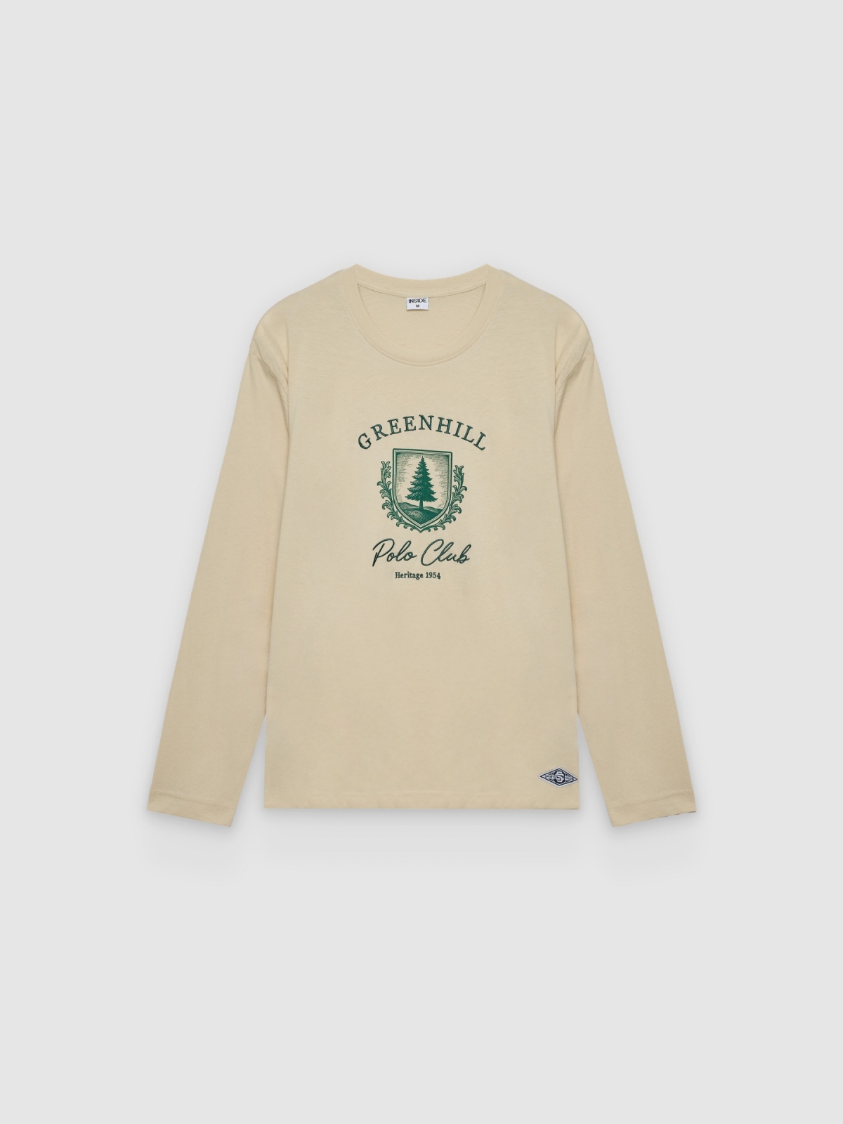 %Pto% Camiseta estampada Greenhill crudo vista frontal