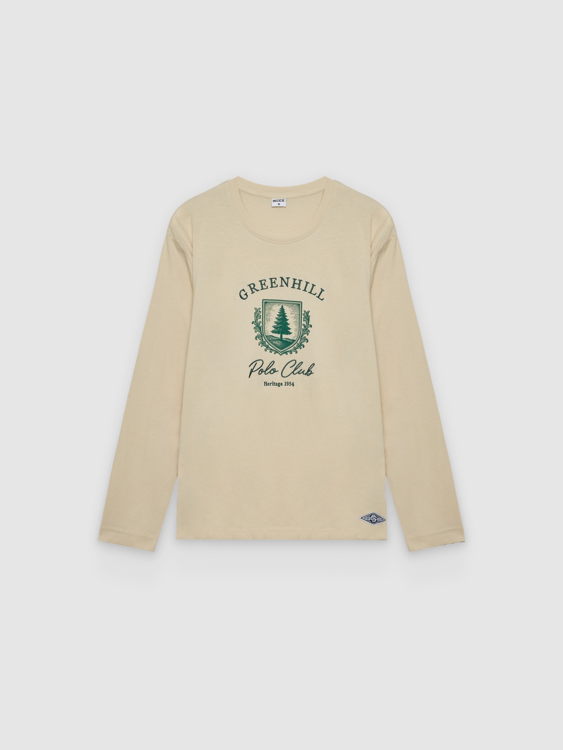  Camiseta estampada Greenhill crudo vista frontal