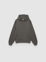 %Pto% Basic regular hoodie medium grey front view
