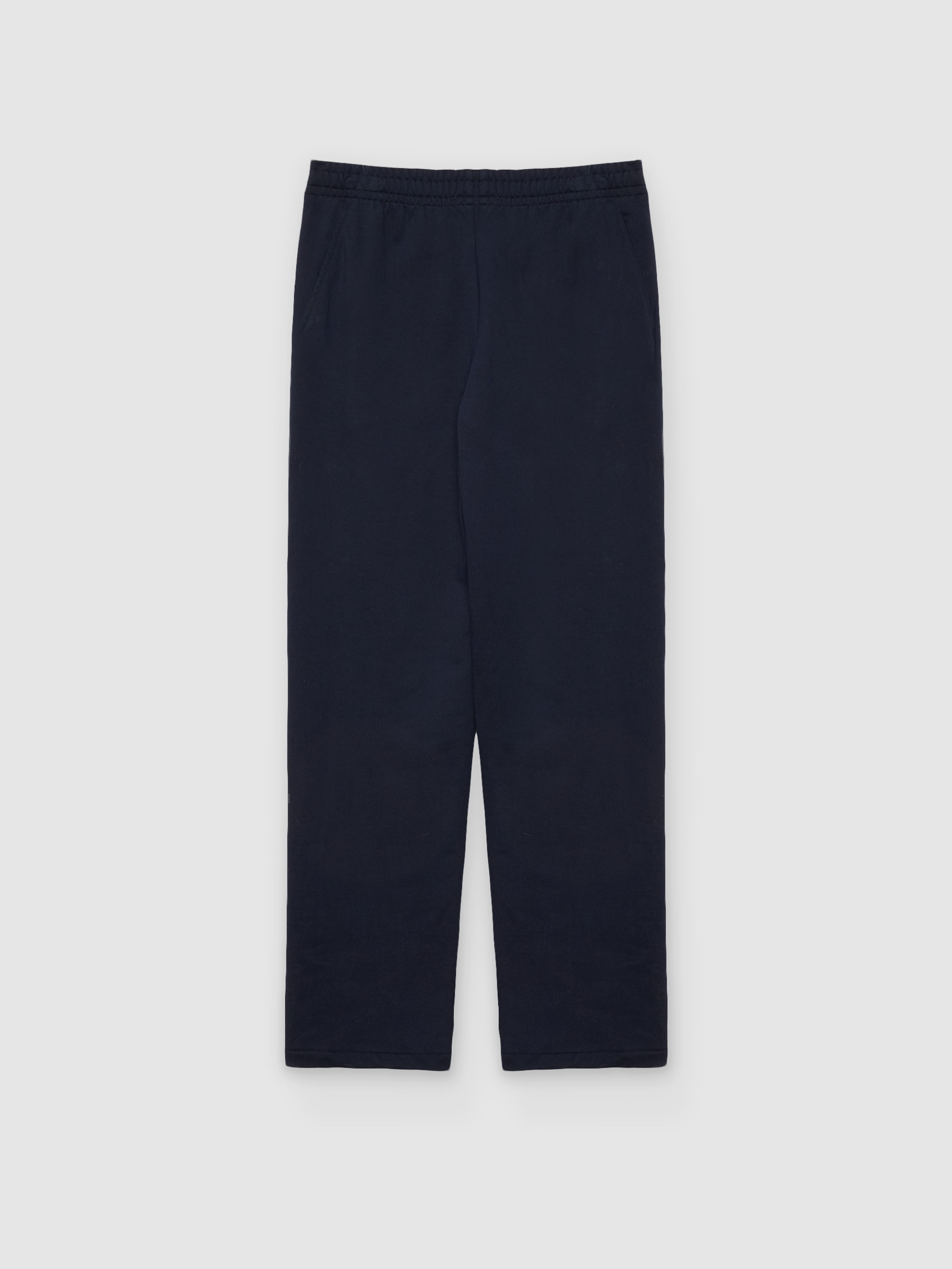 %Pto% Jogger felpa tiro alto regular azul marinho vista frontal