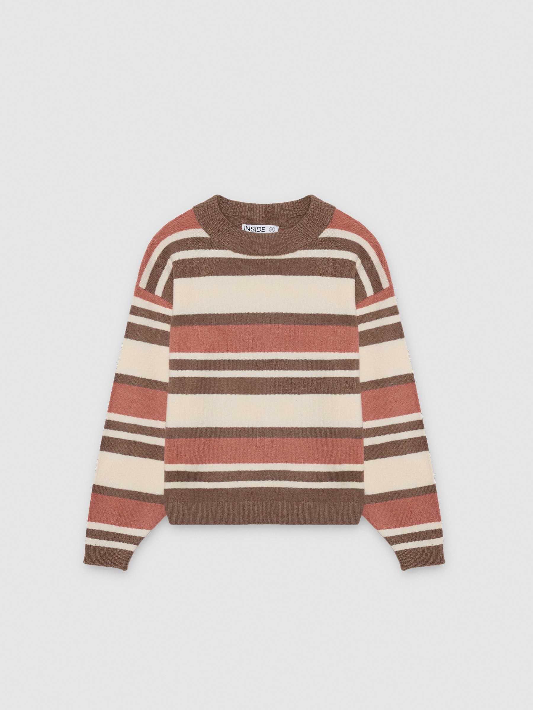 Striped knit sweater