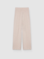 %Pto% Pantalón wide leg tiro alto crudo vista frontal
