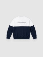 %Pto% Sweatshirt Enjoy Yourself azul marinho vista frontal