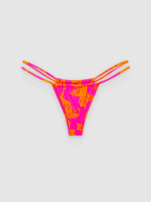  Braguita bikini tira doble multicolor vista frontal