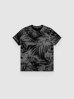 %Pto% t-shirt Graphic print black front view